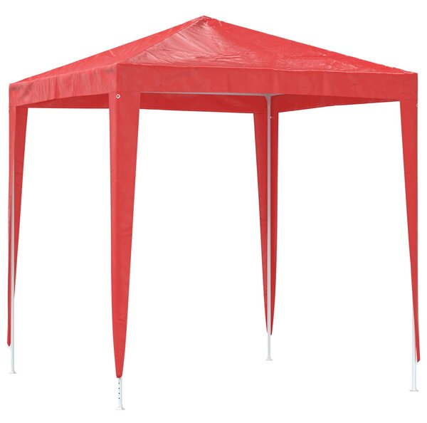Šator za zabave 200 x 200 x 240 cm Crvena PE i čelik - Crvena / 200 x 200 x 240 cm