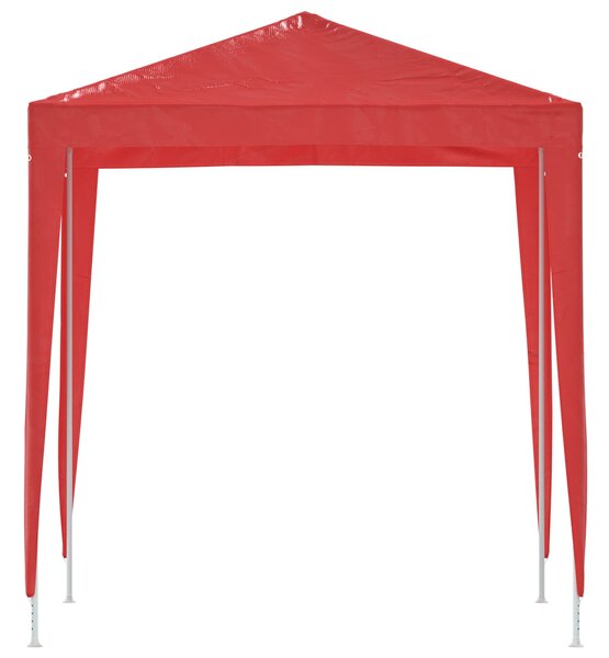 Šator za zabave 200 x 200 x 240 cm Crvena PE i čelik - Crvena / 200 x 200 x 240 cm