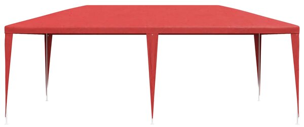 Šator za zabave Crvena 600 x 300 x 255 cm PE i čelik - Crvena / 600 x 300 x 255 cm