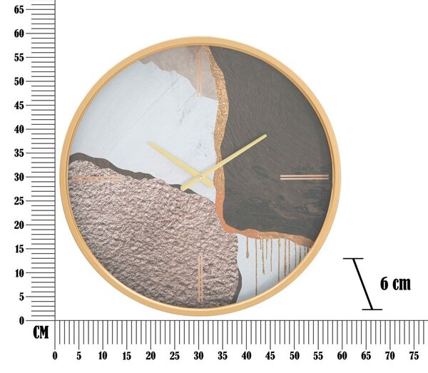 Mauro Ferretti Zidni sat art mix cm ø 60x6