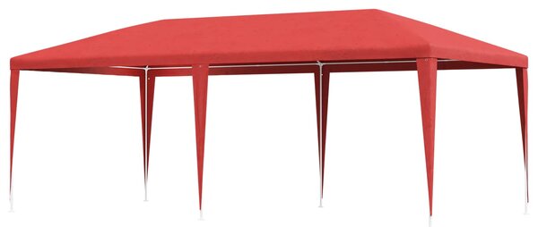 Šator za zabave Crvena 600 x 300 x 255 cm PE i čelik - Crvena / 600 x 300 x 255 cm