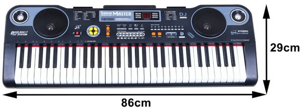 Klavijatura 61 tipka MQ-860USB stalka i lekcije 5+
