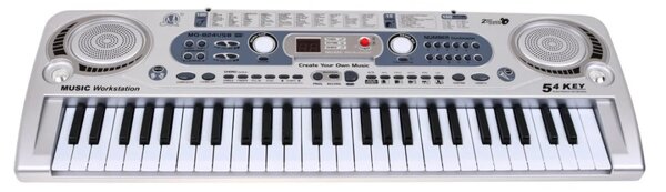 Klavijatura 54 tipka srebrna MQ-824USB 5+