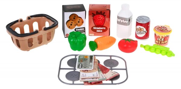 Interaktivna blagajna za djecu 3+ skener i košara