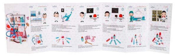 Drveni set za doktore 3+ u drvenoj kutiji