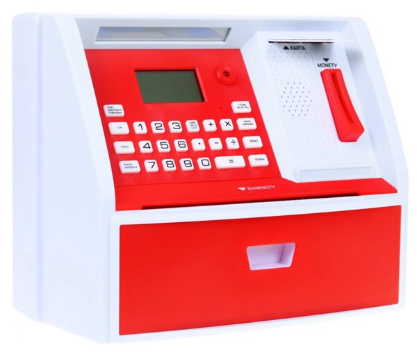 Bankomat-kasica 3+ crveni kartica i način štednje