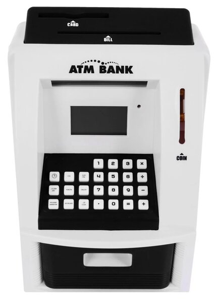 Bankomat-kasica za djecu 3+ crni s karticom i PIN-om