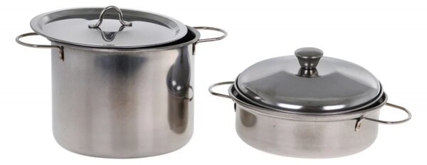 Metalni set lonaca za djecu, 11 kom, 3+