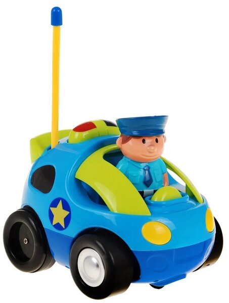 Policijski automobil na daljinsko 3+ volan i figura