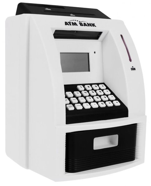 Bankomat-kasica za djecu 3+ crni s karticom i PIN-om