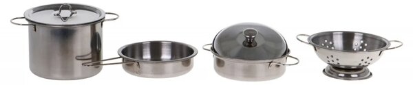 Metalni set lonaca za djecu, 11 kom, 3+