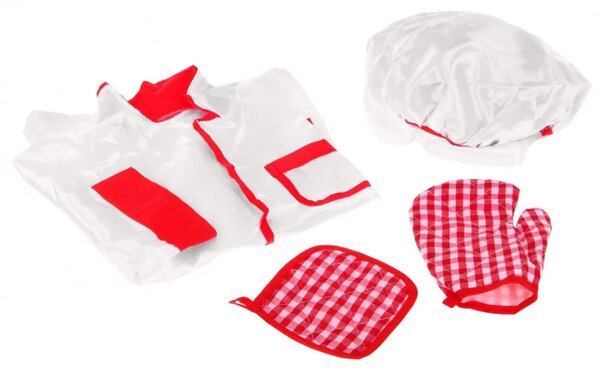 Metalni kuhinjski set s keceljom i rukavicom, 23 kom, 3+