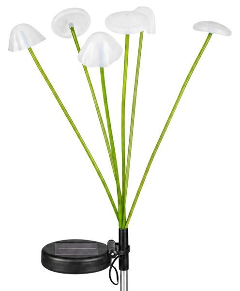 Solarna vrtna lampa gljive, toplo LED svjetlo 70 cm