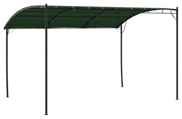 Gazebo 4 x 3 x 2,55 m Zelena Tkanina i Aluminij 180 gsm - Zelena / 4 x 3 x 2,55 m
