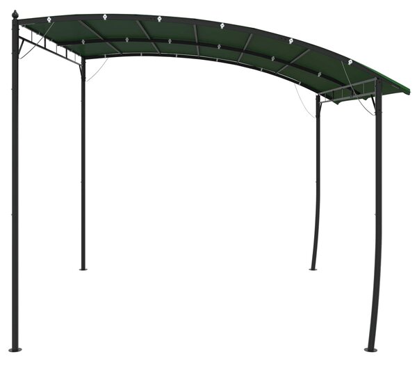 Gazebo 3 x 3 x 2,55 m Zelena Tkanina i Aluminij 180 gsm - Zelena / 3 x 3 x 2,55 m