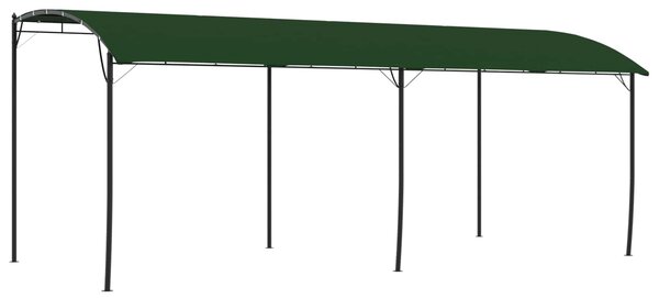 Gazebo 6 x 3 x 2,55 m Zelena Tkanina i Aluminij 180 gsm - Zelena / 6 x 3 x 2,55 m
