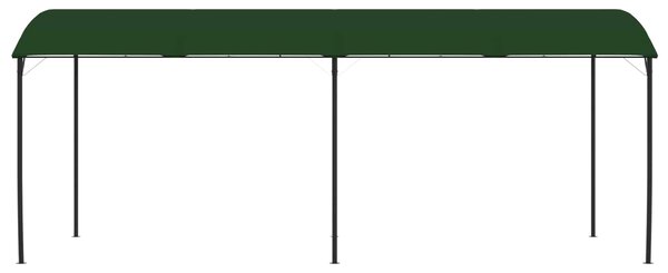 Gazebo 6 x 3 x 2,55 m Zelena Tkanina i Aluminij 180 gsm - Zelena / 6 x 3 x 2,55 m