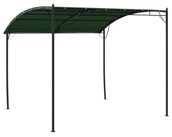 Gazebo 3 x 3 x 2,55 m Zelena Tkanina i Aluminij 180 gsm - Zelena / 3 x 3 x 2,55 m