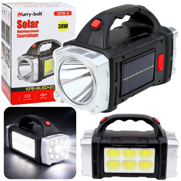 HB-1678 LED solarna svjetiljka 38W širokokutna