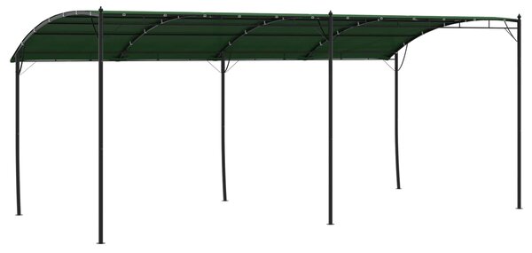 Gazebo 6 x 3 x 2,55 m Zelena Tkanina i Aluminij 180 gsm - Zelena / 6 x 3 x 2,55 m