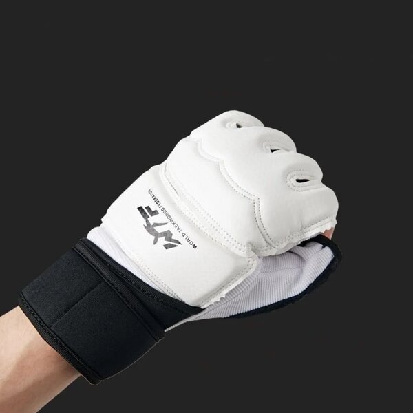 Rukavice za taekwondo s futrolom bijele XS
