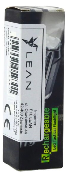 LED svjetiljka s zumom USB punjenje crna