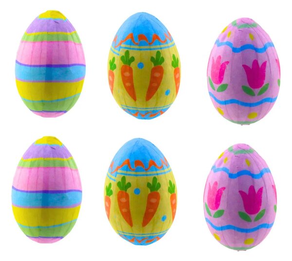 Uskrsna jaja na žici s motivom mrkve i tulipana 6 kom