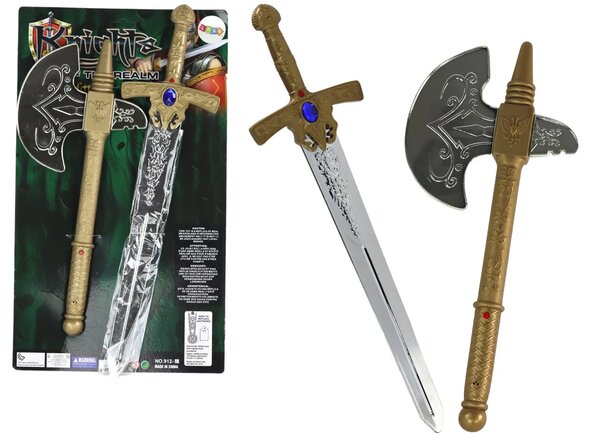 Set viteškog oružja mač i sjekira