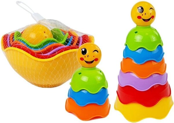 Piramida školjkastih šalica za bebe