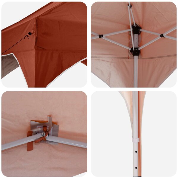 Rastezljivi šator za zabave Terakota 575 x 288 x 245 cm - Terakota / 575 x 288 x 245 cm