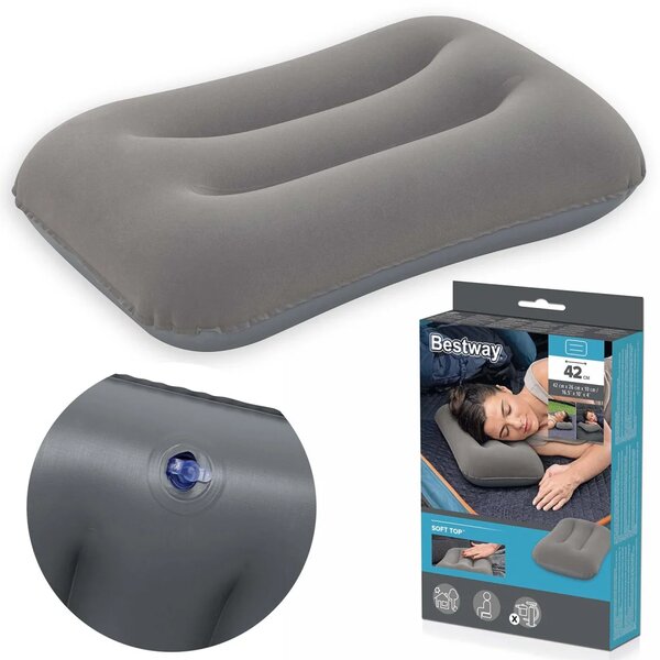 Napuhani baršunasti jastuk 42 × 26 cm Bestway 67121