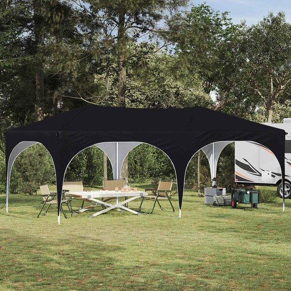 Rastezljivi šator za zabave Antracit 575 x 288 x 245 cm - Antracit / 575 x 288 x 245 cm