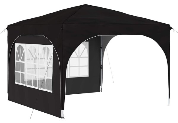 Rastezljivi šator za zabave 290 x 290 x 245 cm Crna - Crna / 290 x 290 x 245 cm