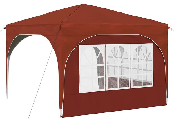 Rastezljivi šator za zabave 290 x 290 x 245 cm Terakota - Terakota / 290 x 290 x 245 cm