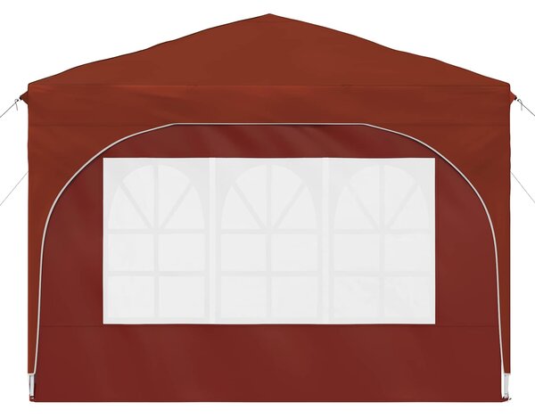 Rastezljivi šator za zabave 290 x 290 x 245 cm Terakota - Terakota / 290 x 290 x 245 cm