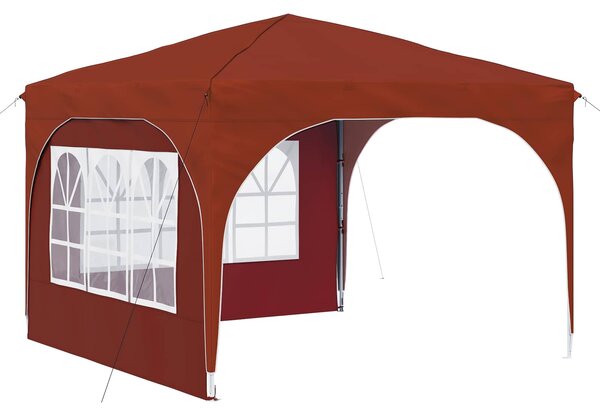 Rastezljivi šator za zabave 290 x 290 x 245 cm Terakota - Terakota / 290 x 290 x 245 cm