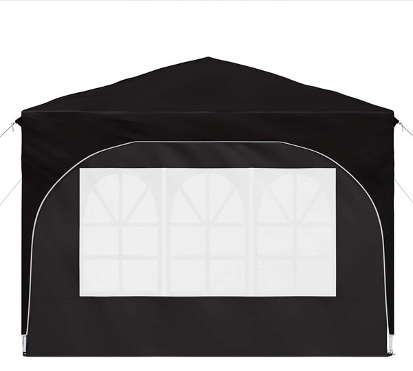 Rastezljivi šator za zabave 290 x 290 x 245 cm Crna - Crna / 290 x 290 x 245 cm