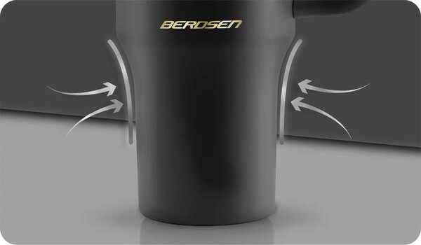 Termos šalica sa slamkom Berdsen 1180 ml crna