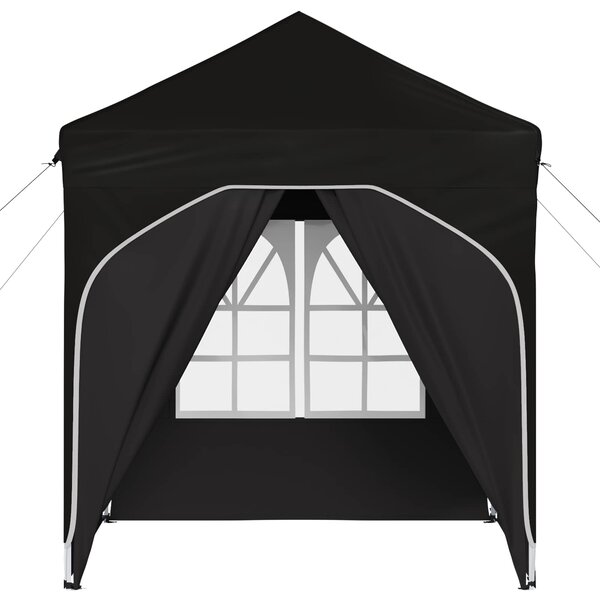 Rastezljivi šator za zabave 192 x 192 x 245 cm Crna - Crna / 192 x 192 x 245 cm