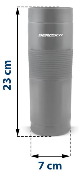 Vakuumska termosica Berdsen BD-784 590 ml crna