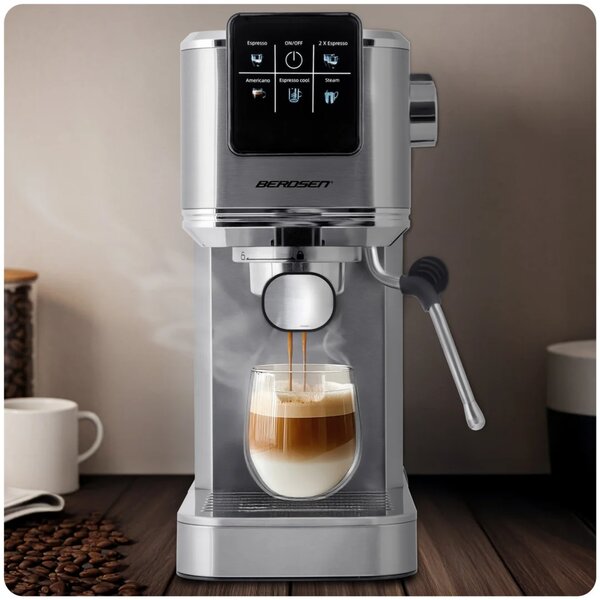 Espresso aparat Berdsen BD-770 20 bar srebrni
