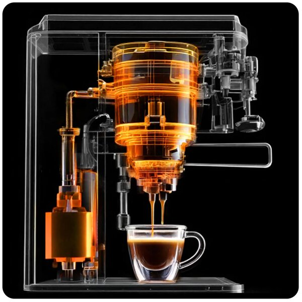 Espresso aparat Berdsen BD-771 20 bar crni
