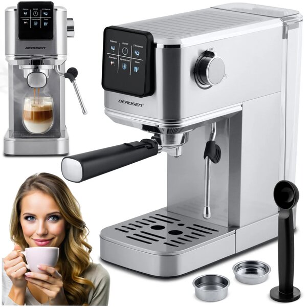 Espresso aparat Berdsen BD-770 20 bar srebrni