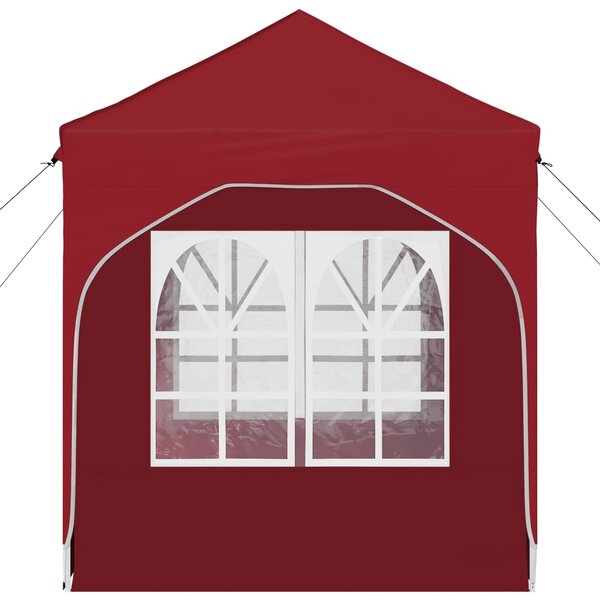 Rastezljivi šator za zabave 192 x 192 x 245 cm Tamno crvena - Bordo / 192 x 192 x 245 cm
