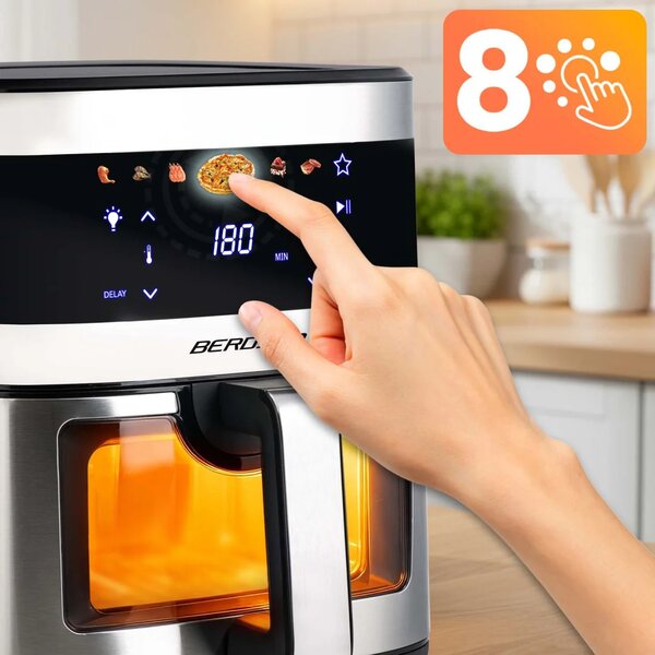 Friteza na vrući zrak 9,1 l Berdsen BD-656 1700 W srebrni
