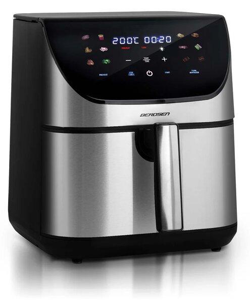 Friteza na vrući zrak 8 l Berdsen BD-659 1700 W srebrni