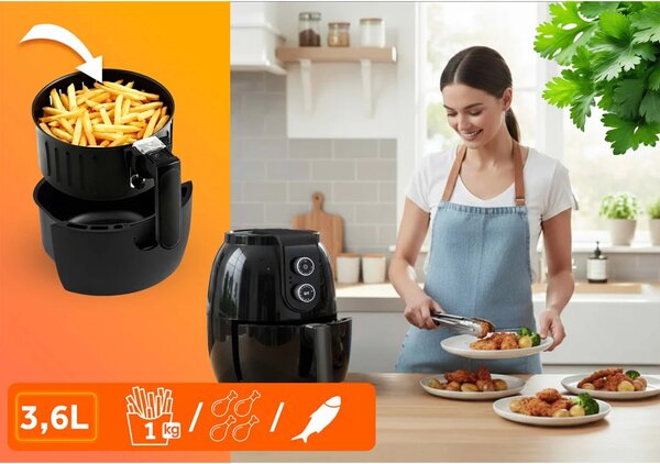 Friteza na vrući zrak 3,6 l Berdsen BD-650