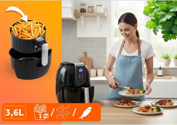 Friteza na vrući zrak 3,6 l Berdsen BD-651