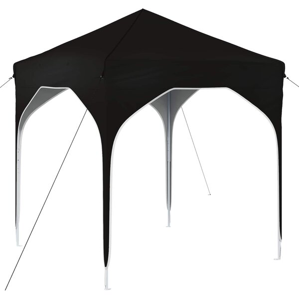Rastezljivi šator za zabave 194 x 194 x 245 cm Crna - Crna / 194 x 194 x 245 cm