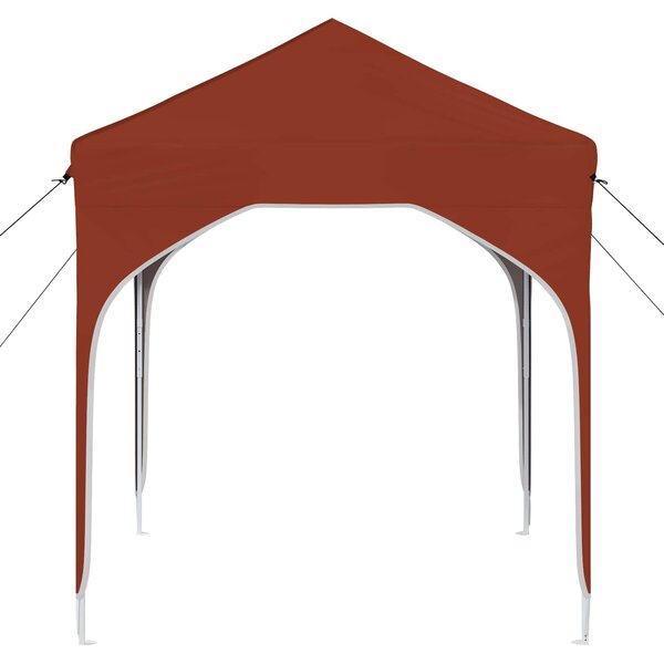 Rastezljivi šator za zabave 194 x 194 x 245 cm Terakota - Terakota / 194 x 194 x 245 cm